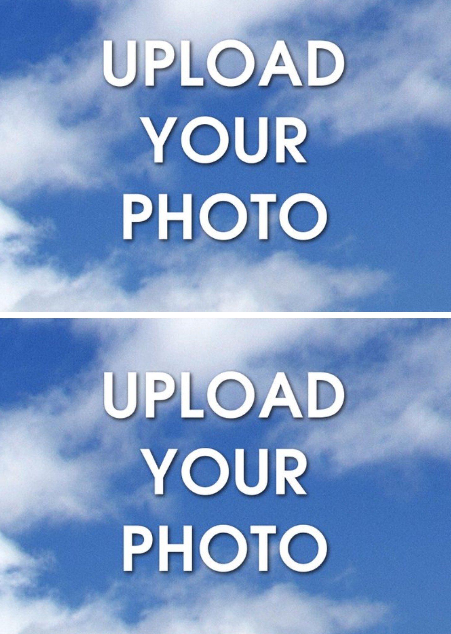 Create Your Own Photo Upload Postcard