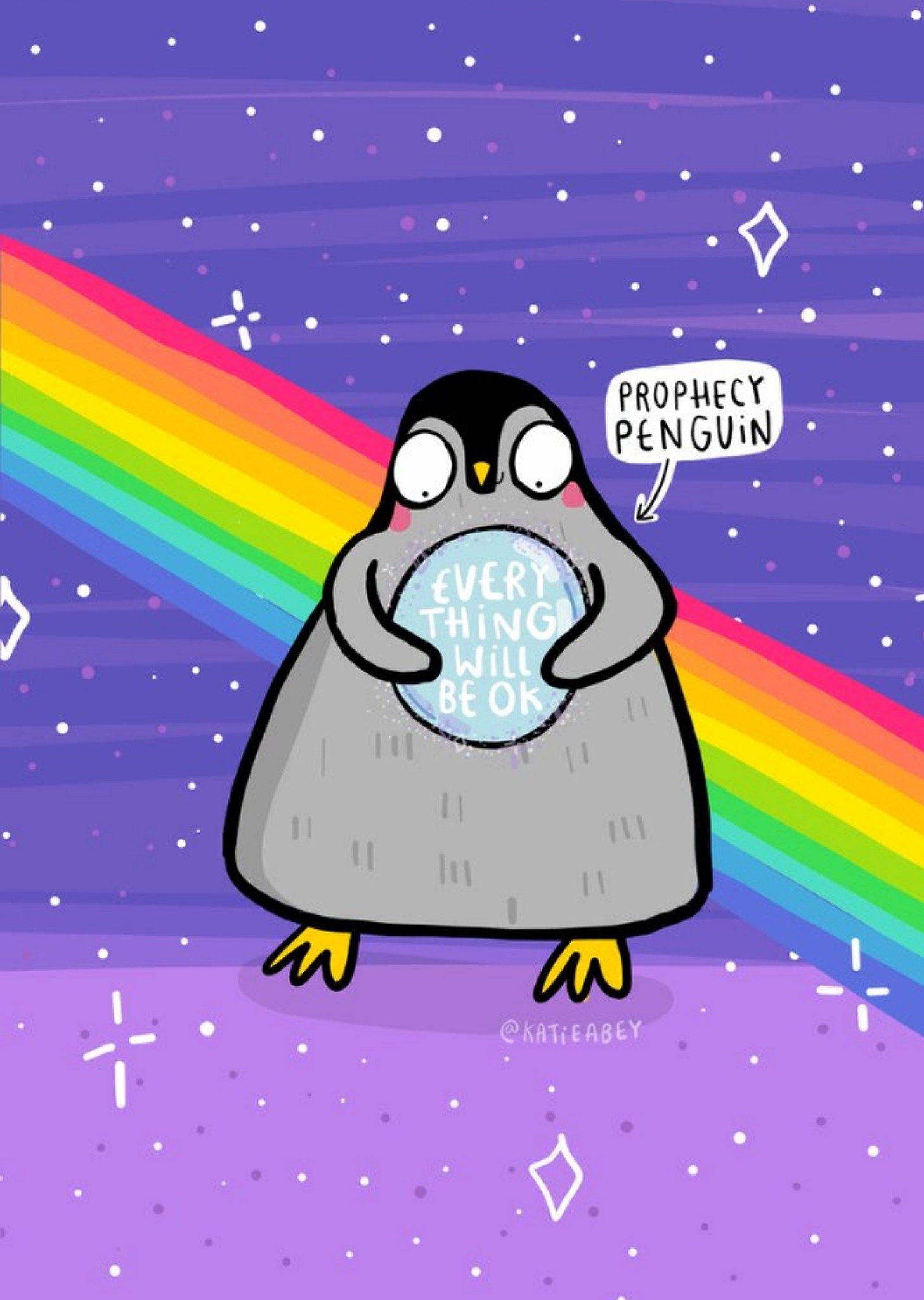 Prophecy Penguin Cute Funny Card Ecard