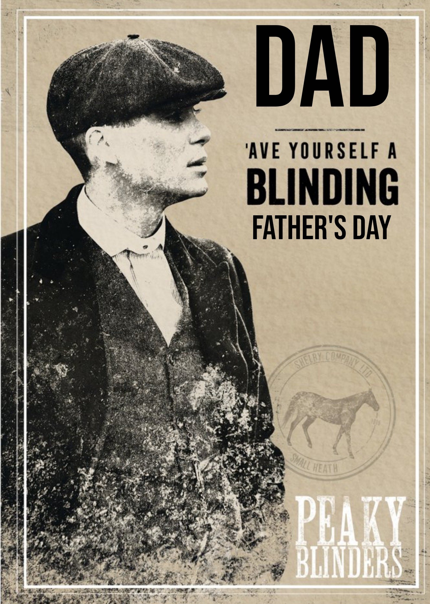 Peaky Blinders Father's Day Card Ave Yourself A Blinding Father's Day, Large
