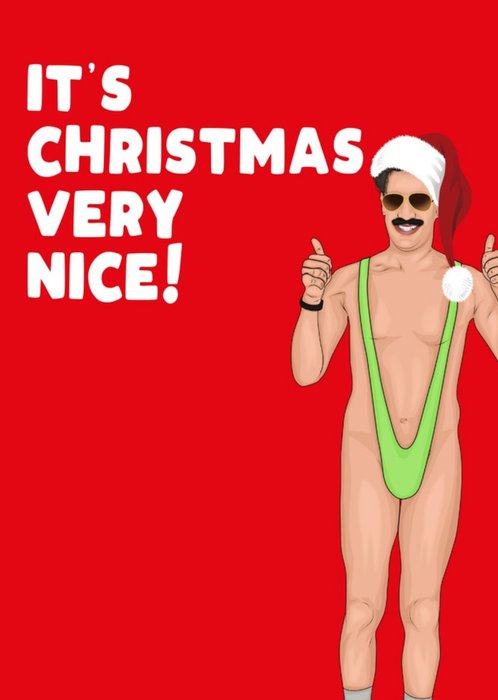 Its Christmas Very Nice Funny Christmas Card