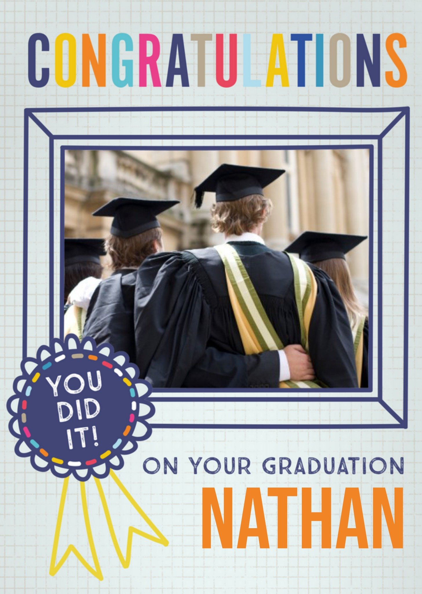 Graduation Card - Congratulations - Photo Upload Ecard