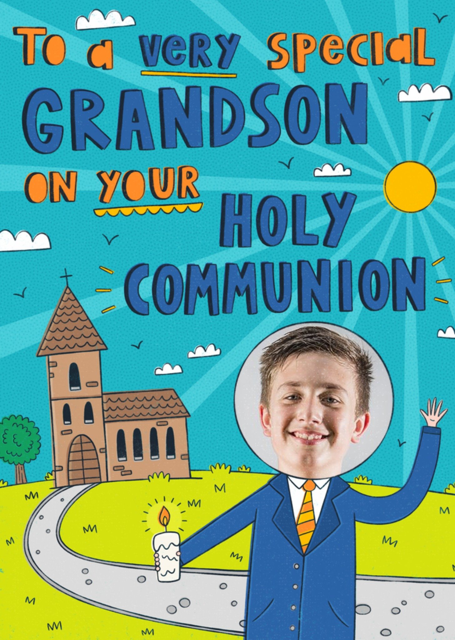 Damien Barlow Holy Communion Photo Upload Irish Card Ecard