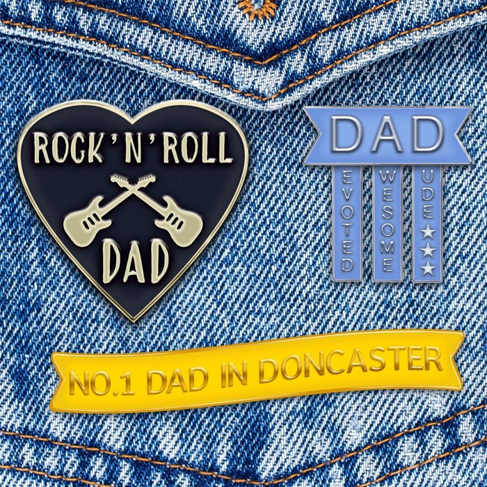 Rock 'N' Roll Personalised Father's Day Card