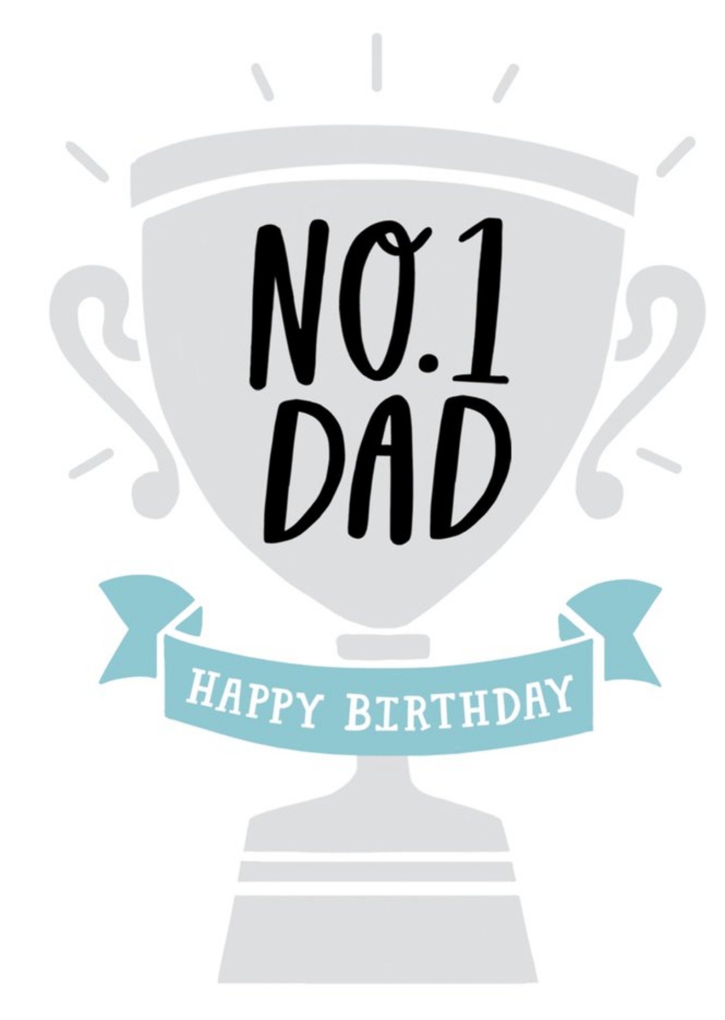 Sadler Jones No1 Dad Trophy Card