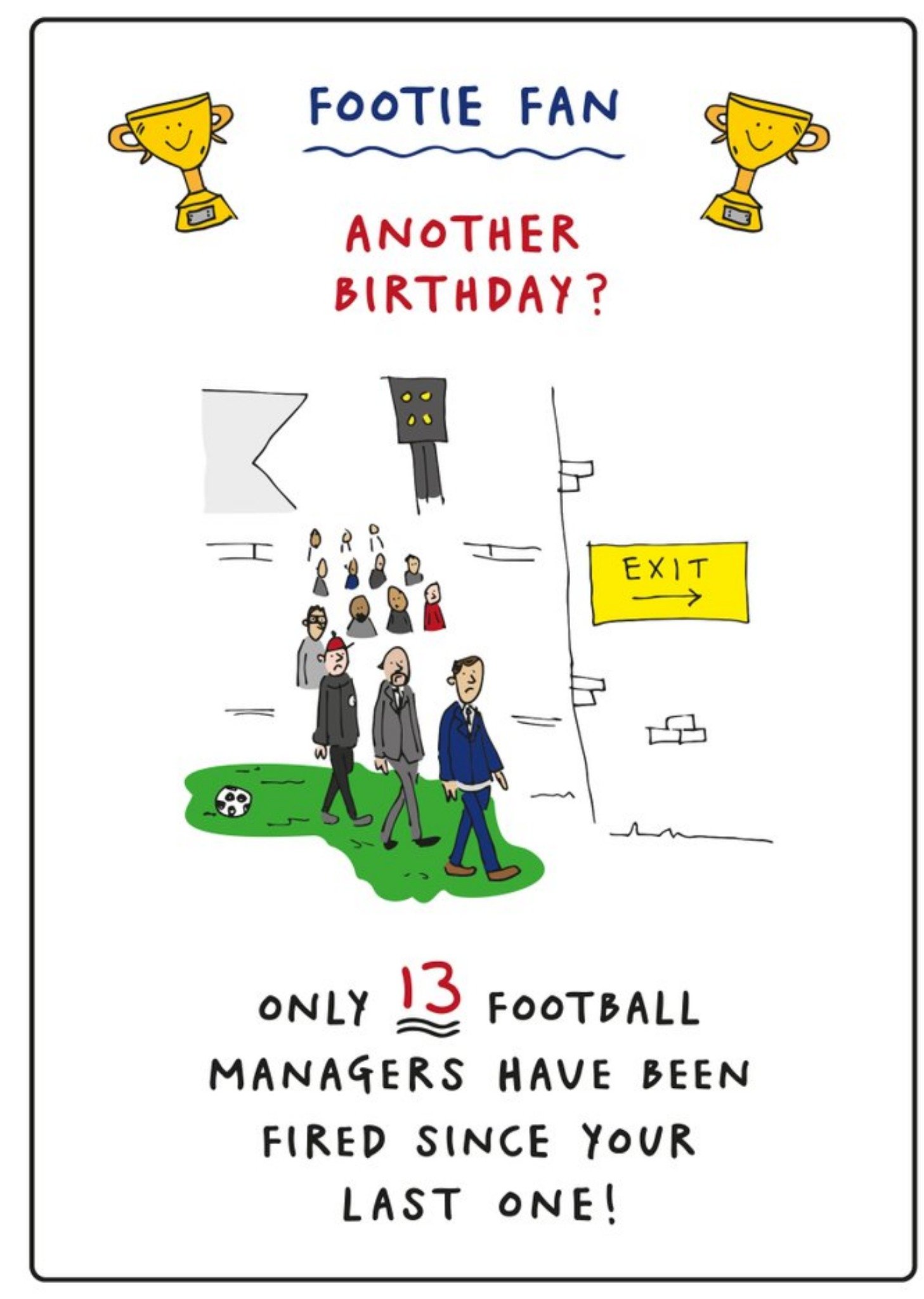 Footie Fan Birthday Card Ecard