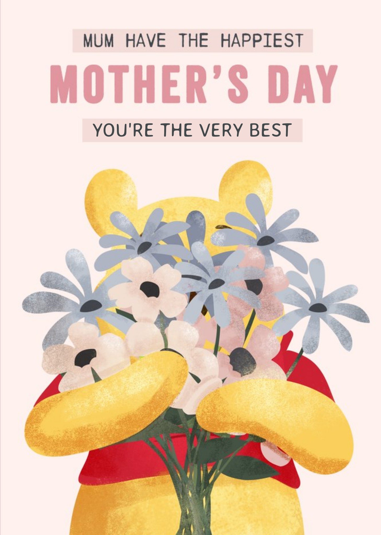 Disney Winnie The Pooh You're The Very Best Mother's Day Card Ecard