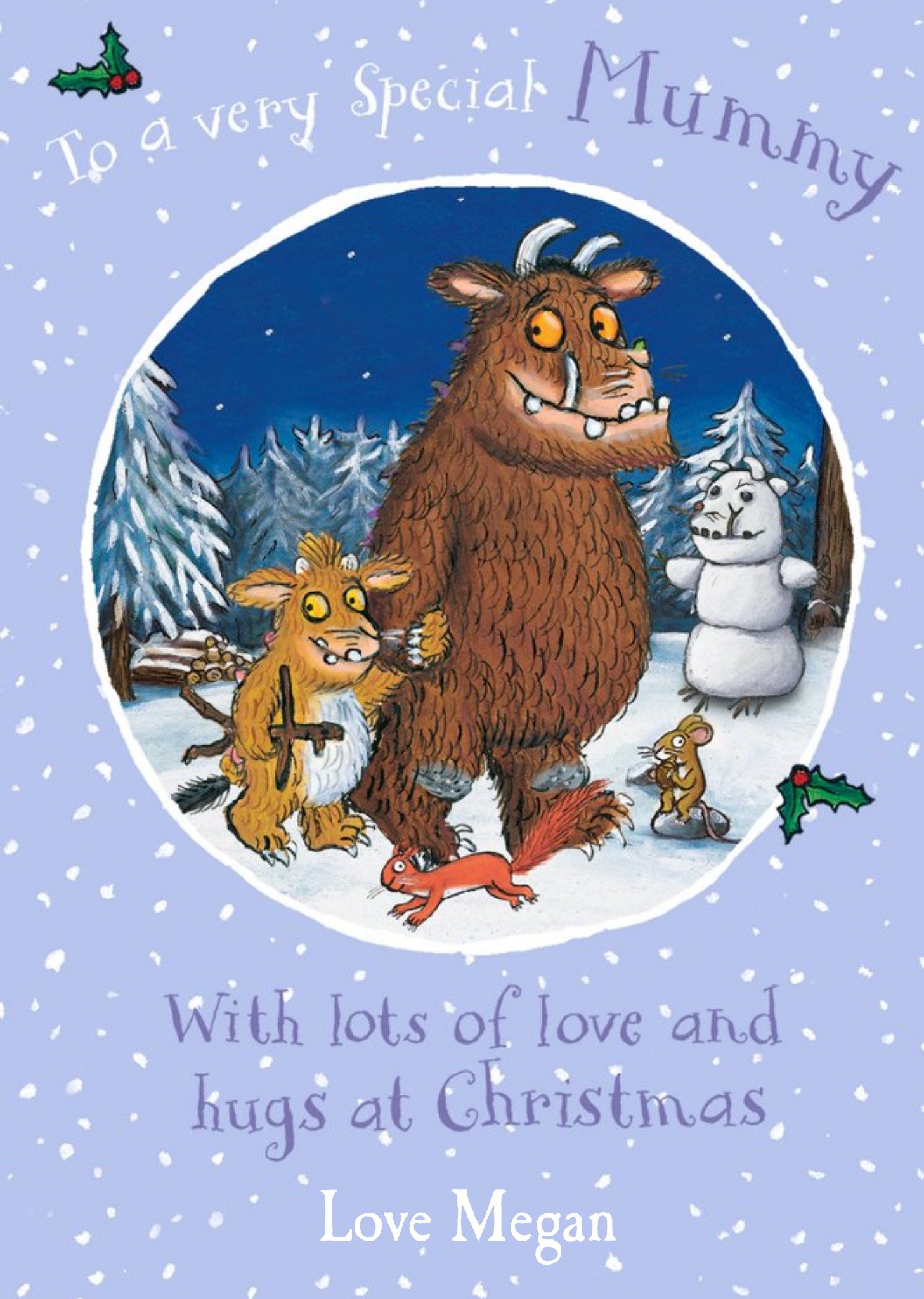 Other The Gruffalo's Child Very Special Monday Christmas Card, Large