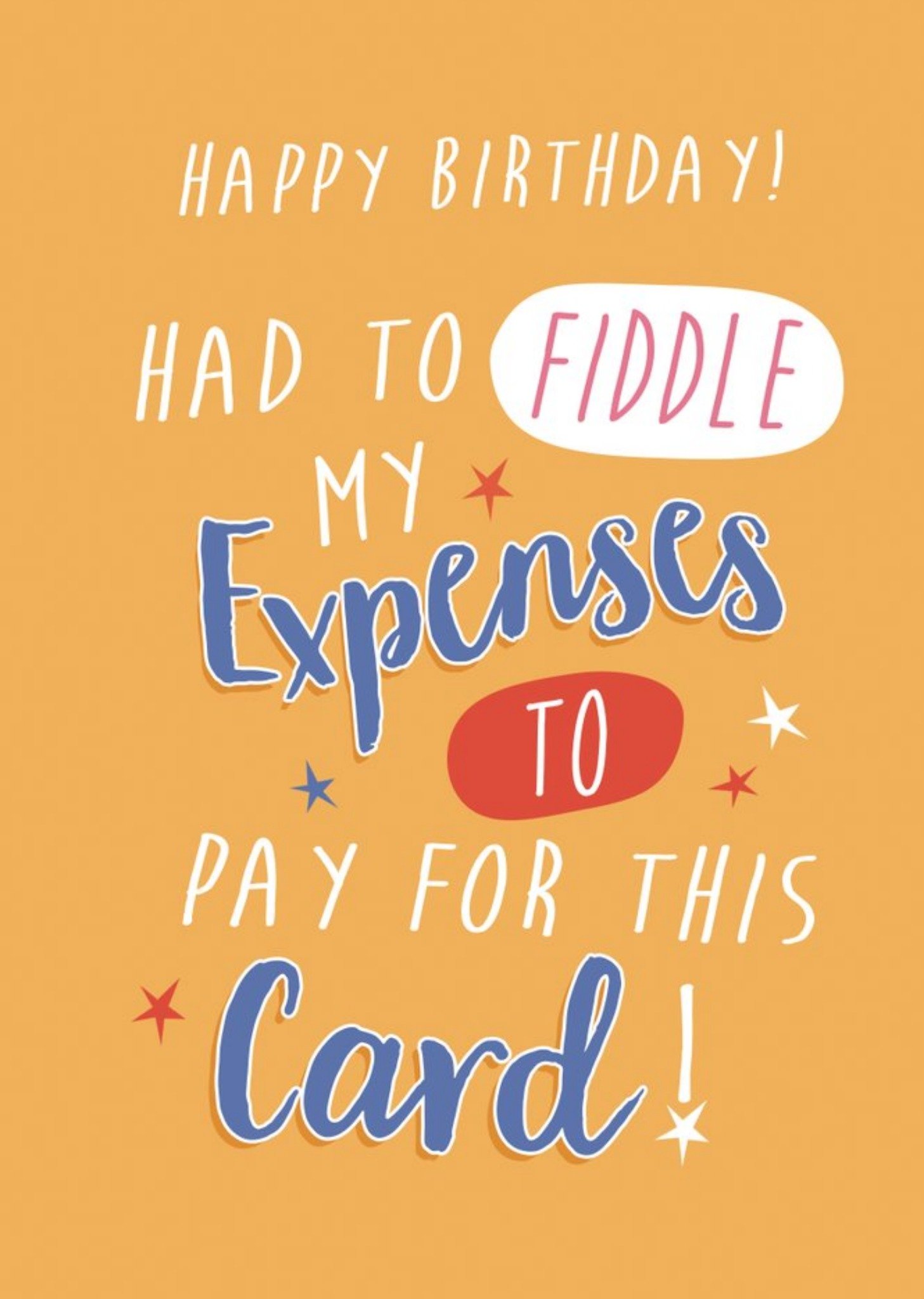 Moonpig Fiddle Of Expenses To Pay For This Card Ecard