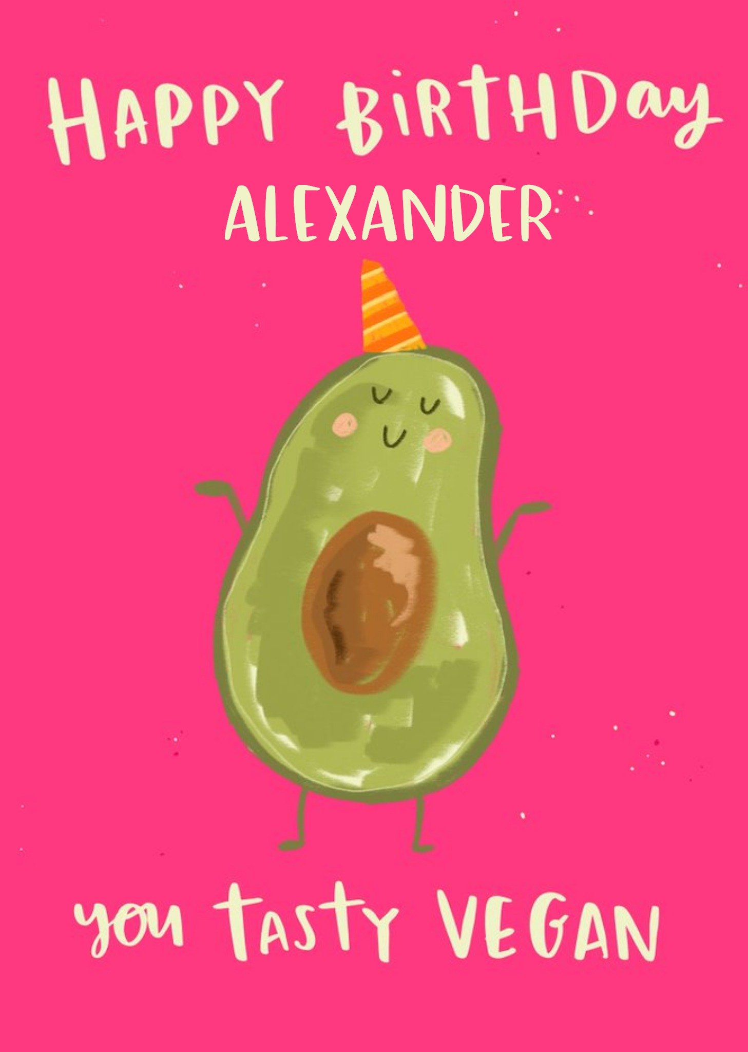 Lucy Happy Birthday You Tasty Vegan Avocado Birthday Card Ecard