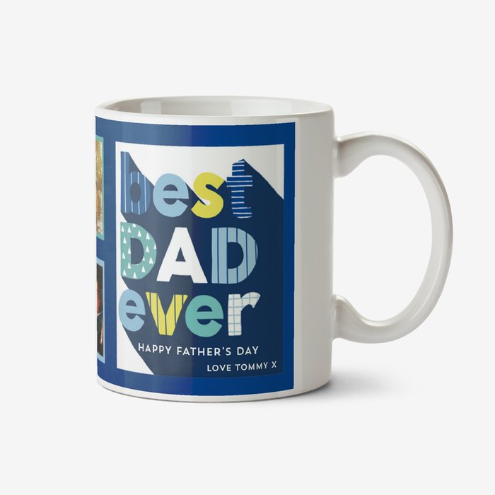 Best Dad Ever Father's Day Photo Upload Mug