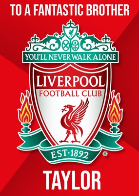 Liverpool FC Birthday Card
