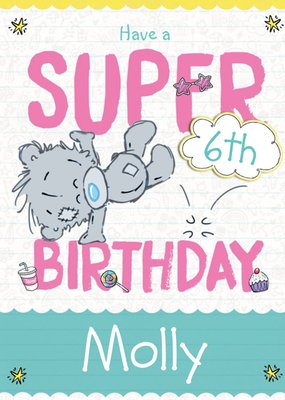 Dinky 6Th Birthday Personalised Card