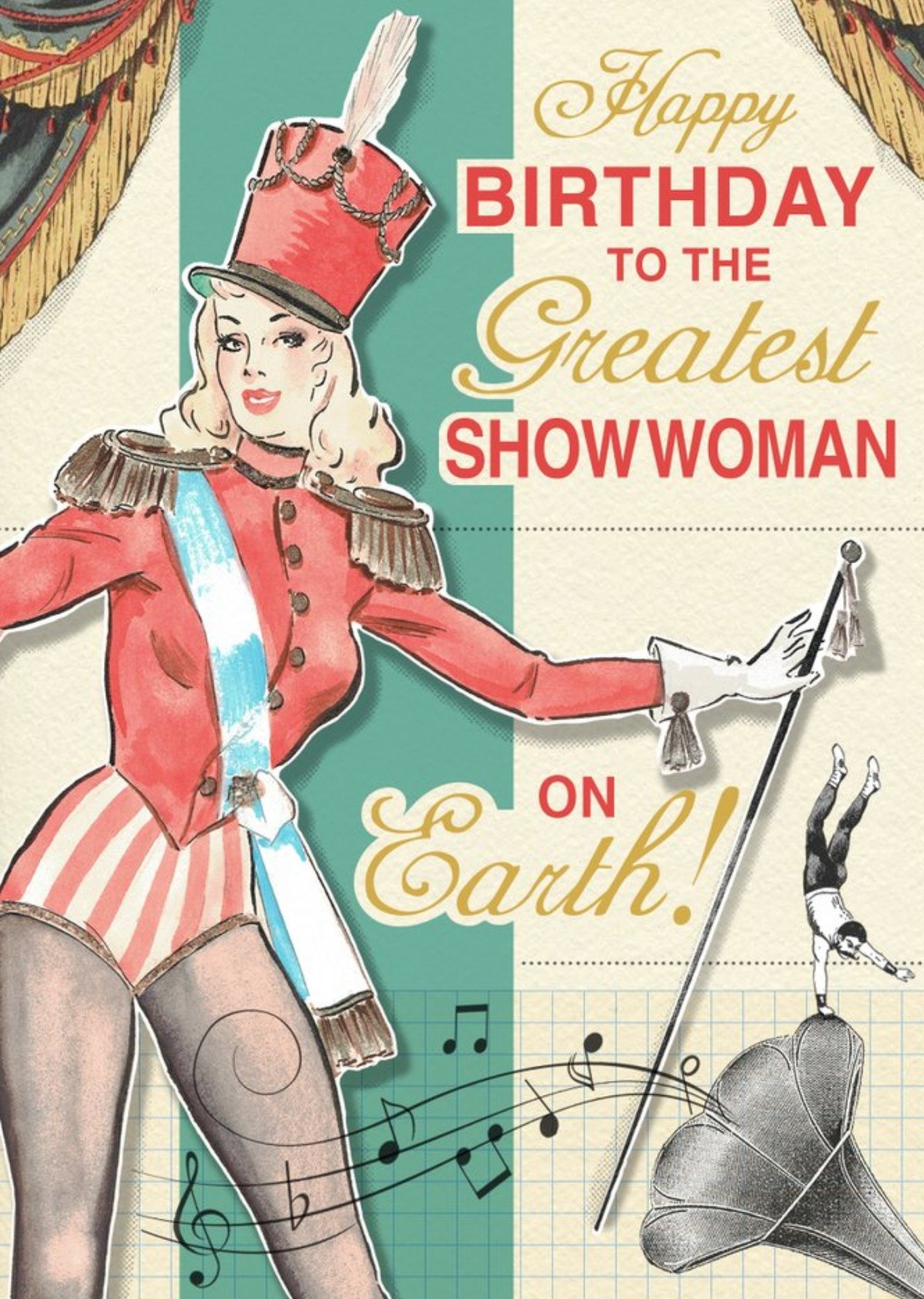 Fashion Faux Pas Cabaret Birthday Card Ecard