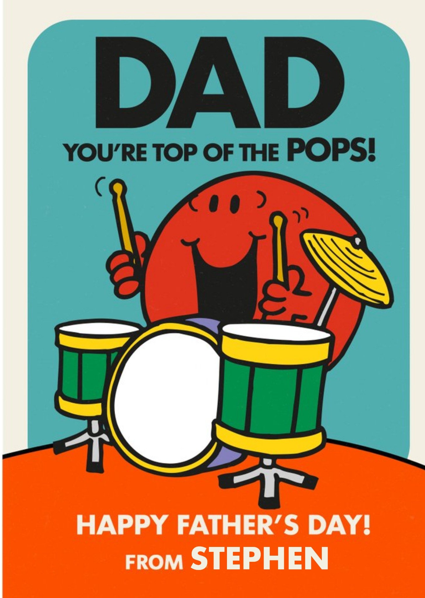 Other Dad You Are Top Of The Pops Card