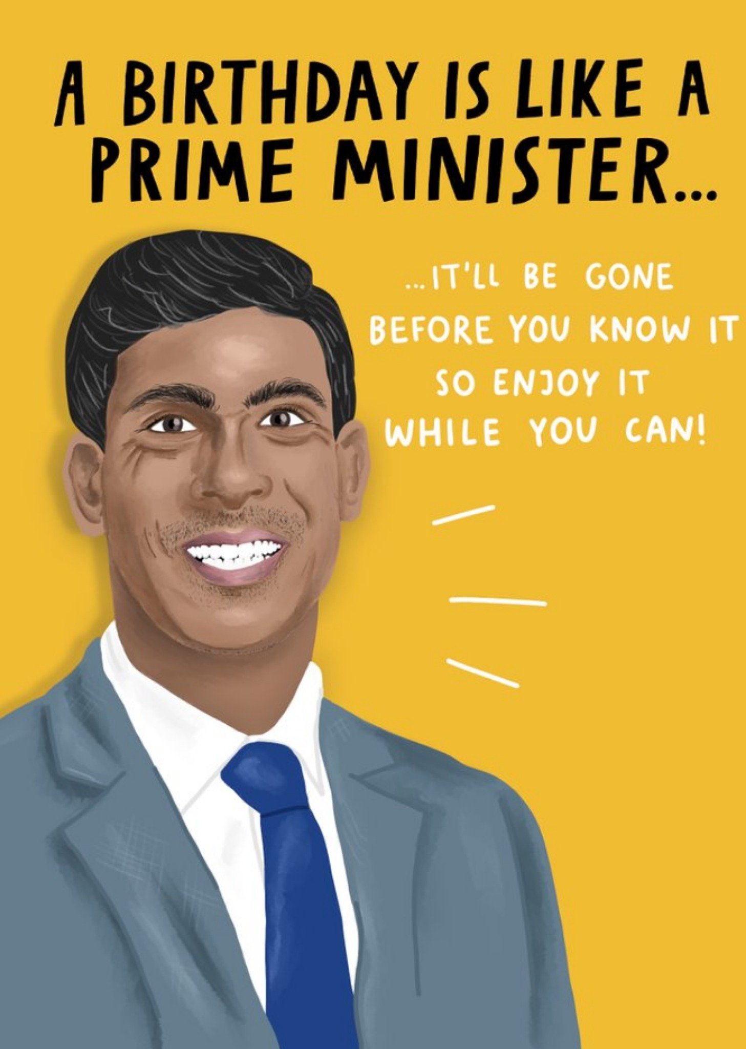 Moonpig A Birthday Is Like A Prime Minister Funny Card, Large