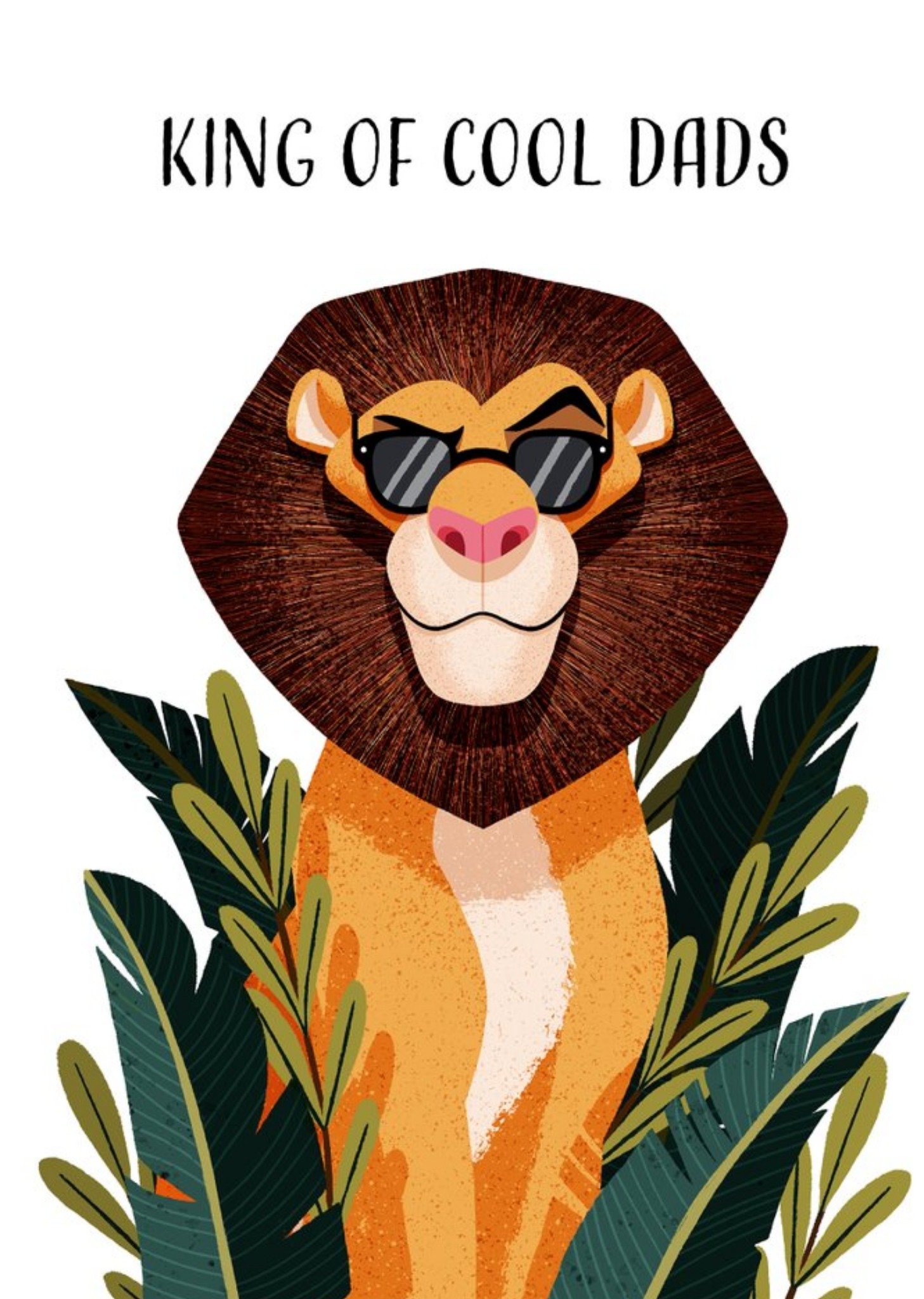 Folio King Of Cool Dads Lion Fathers Day Card