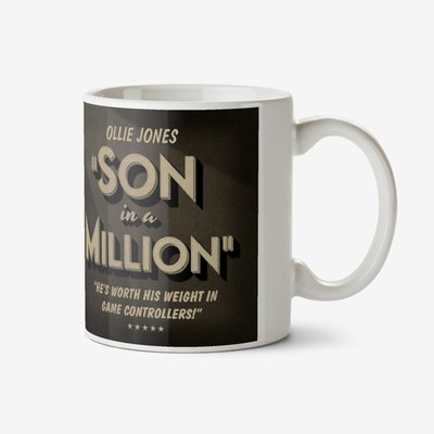 Spoof Film Poster Son In A Million Photo Upload Mug