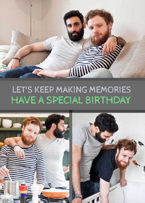 Multi-Photo And Personalised Text Card