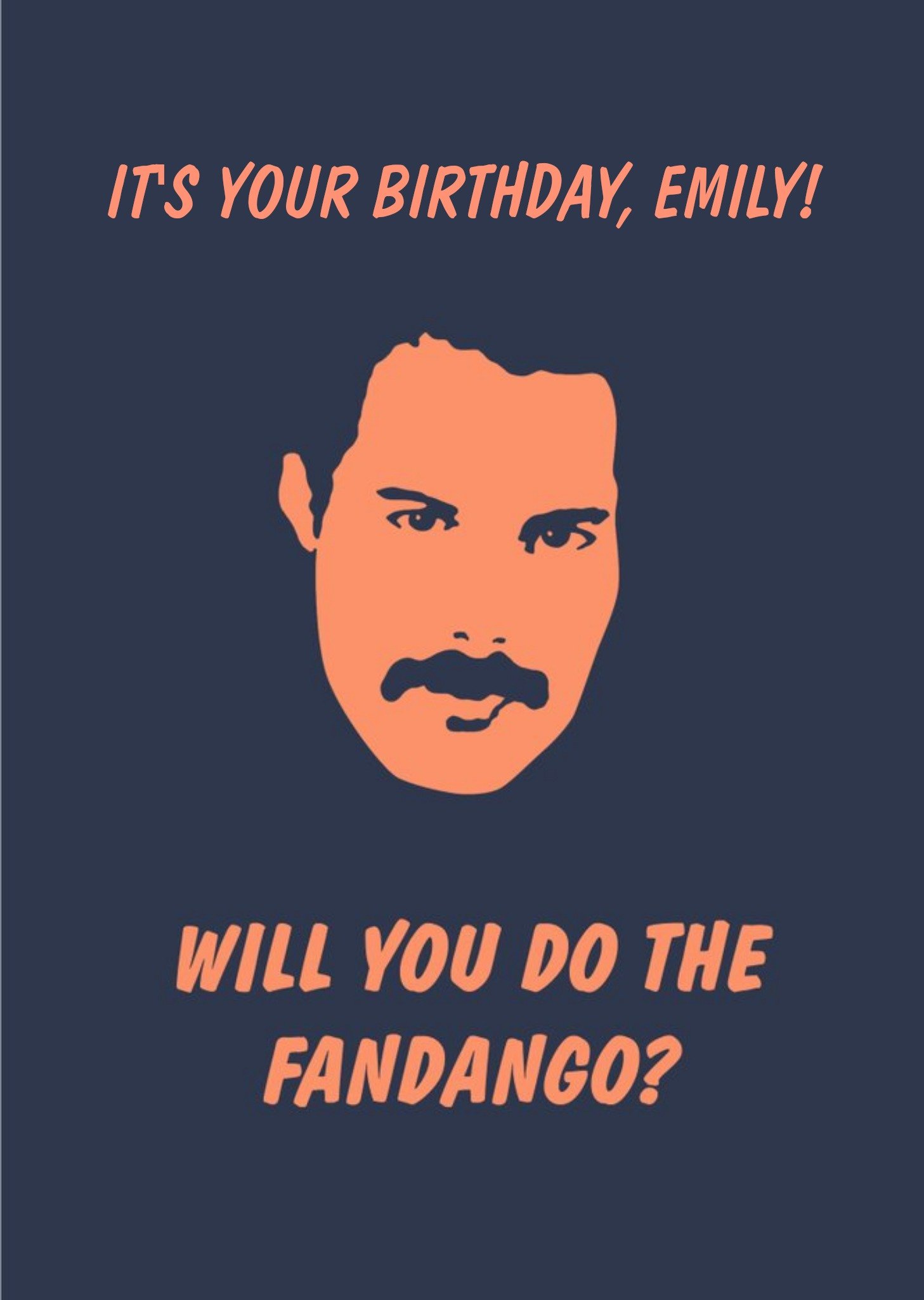 Jerry Tapscott Freddy Mercury Birthday Card Ecard