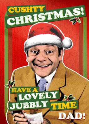 Only Fools And Horses Cushty Christmas Card
