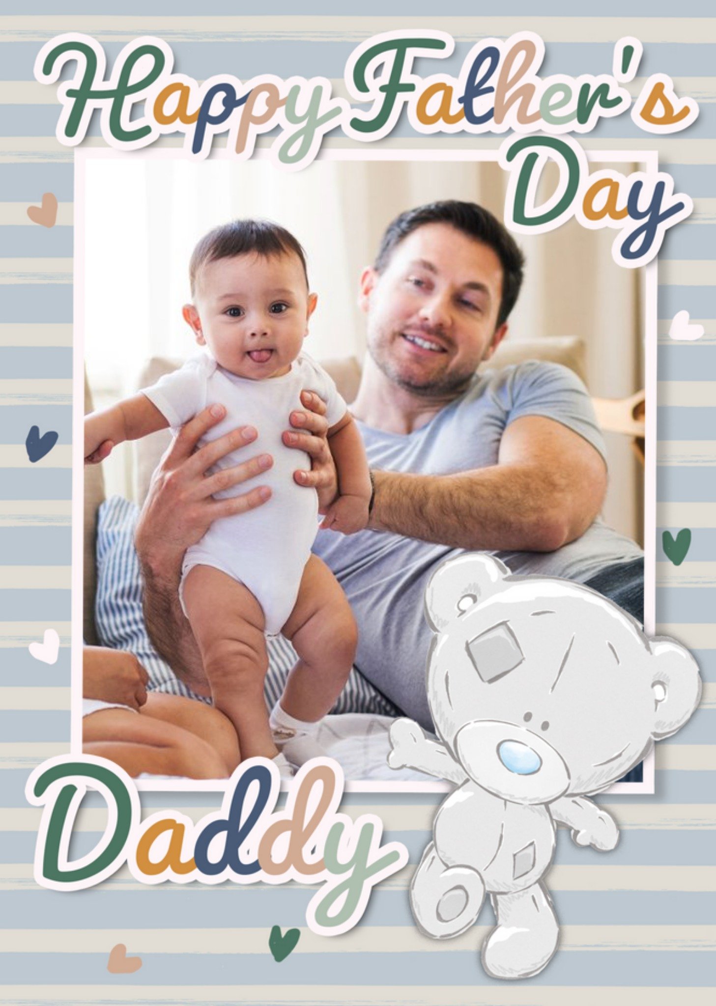 Tiny Tatty Teddy Daddy Father's Day Card, Large