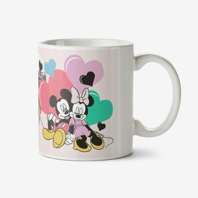 Disney Mickey And Minnie Mouse Valentines Day Photo Upload Mug
