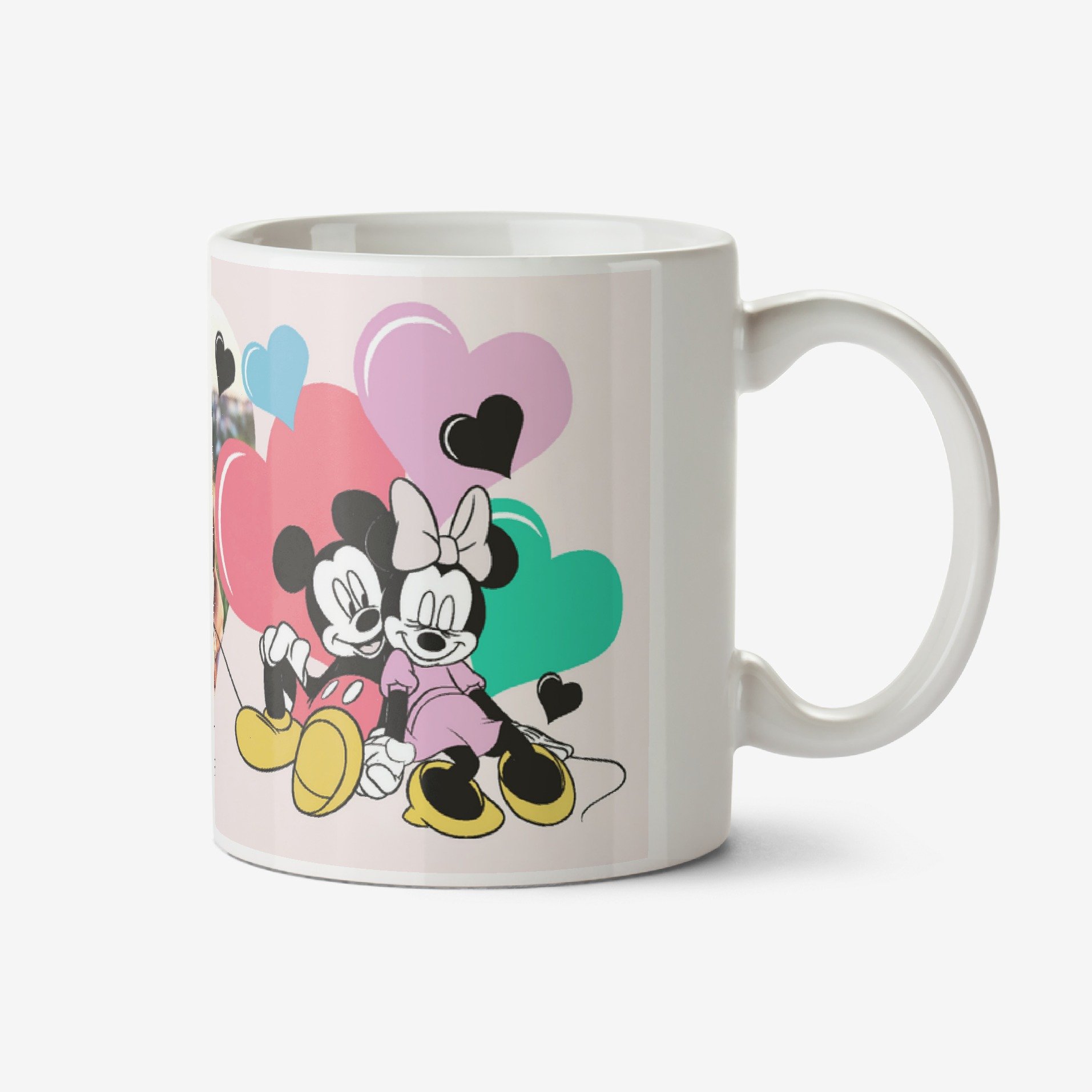 Mickey Mouse Disney Mickey And Minnie Mouse Valentines Day Photo Upload Mug Ceramic Mug