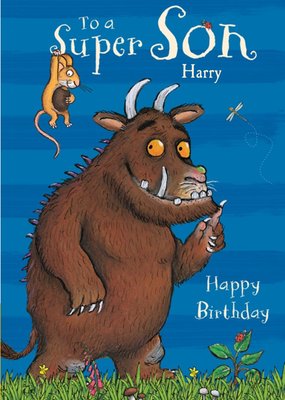 The Gruffalo Super Son Birthday Card