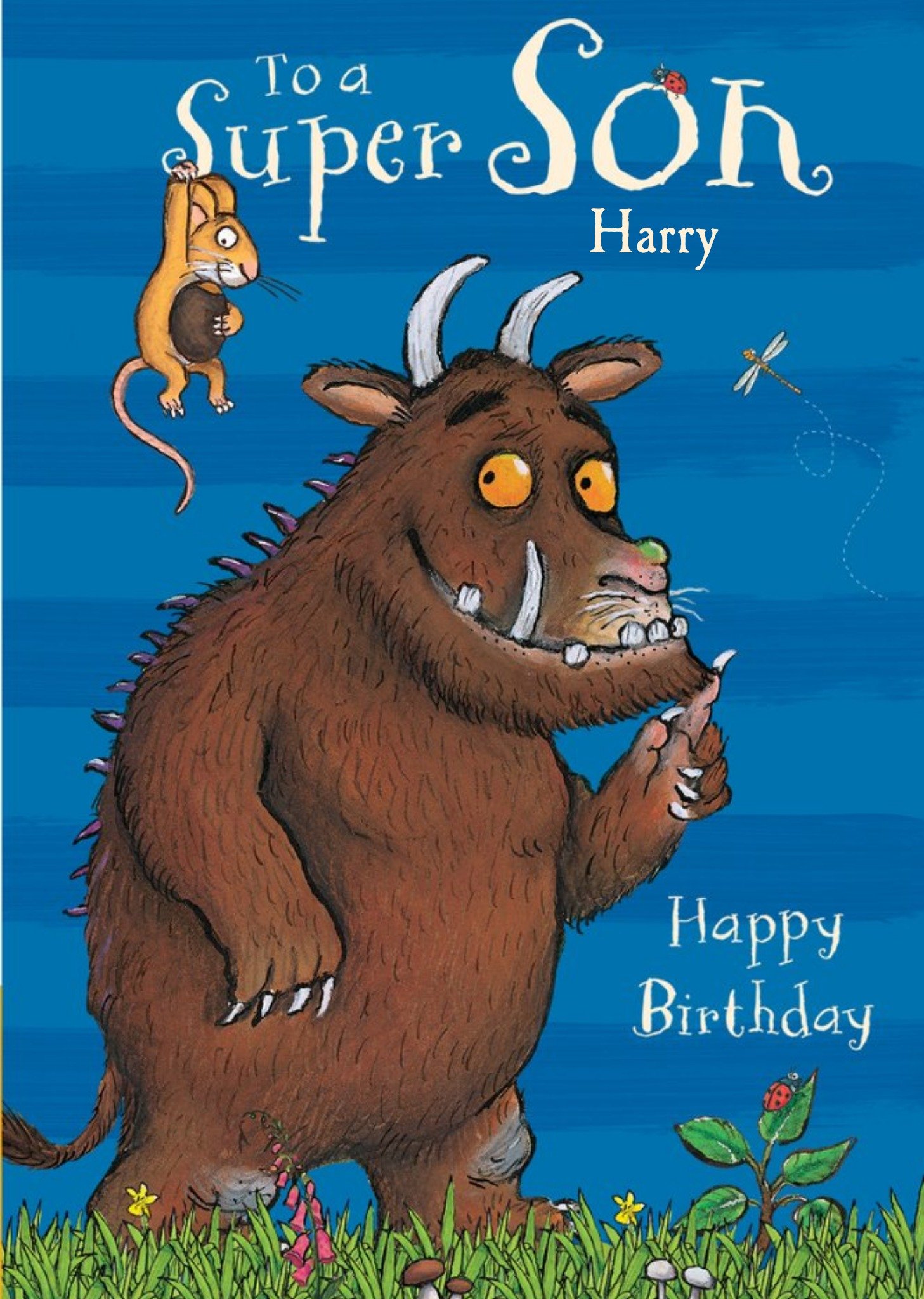 The Gruffalo Super Son Birthday Card, Large