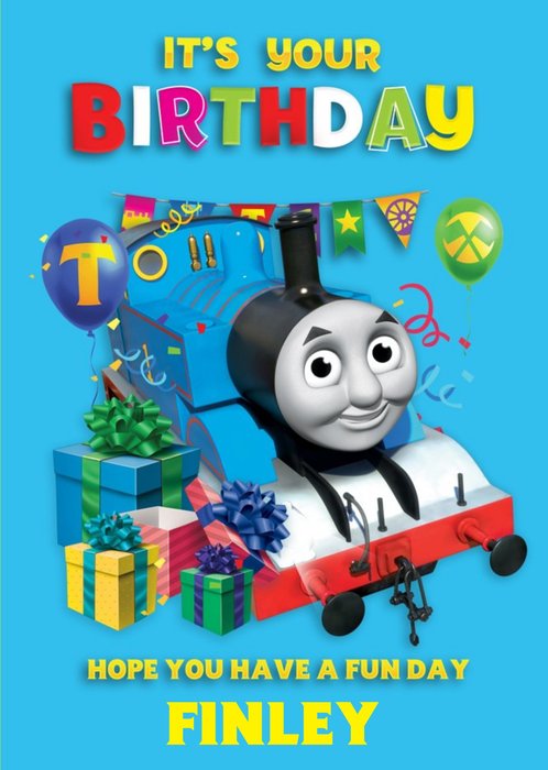 Thomas And Friends Fun Birthday Card