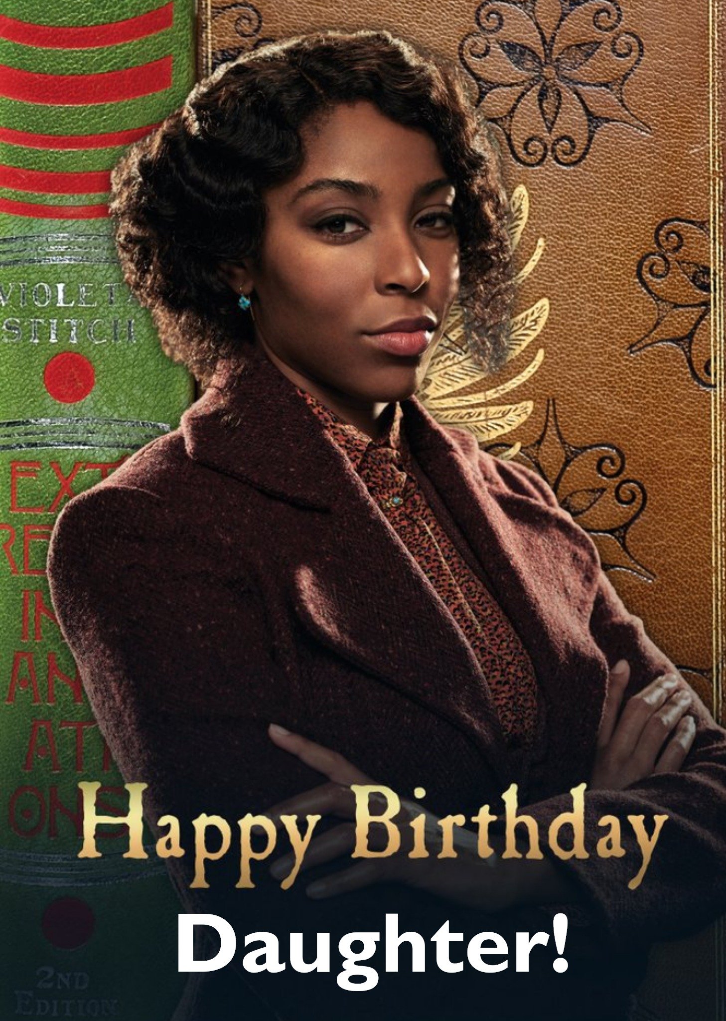 Harry Potter Fantastic Beasts: The Secrets Of Dumbledore Eulalie Hicks Birthday Card, Large
