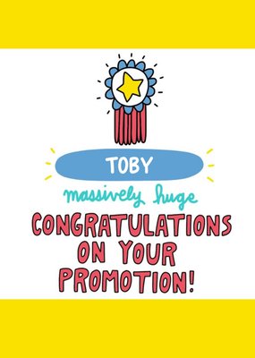 Angela Chick Fun Congratulations On Your Promotion Card