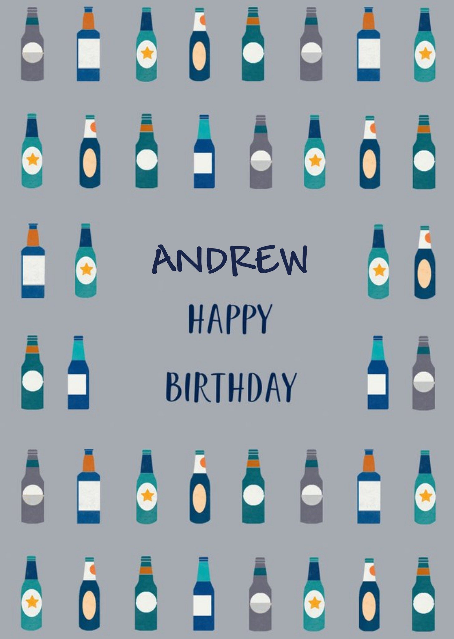 Uk Greetings Camden Graphics Alcohol Beer Birthday Card Ecard