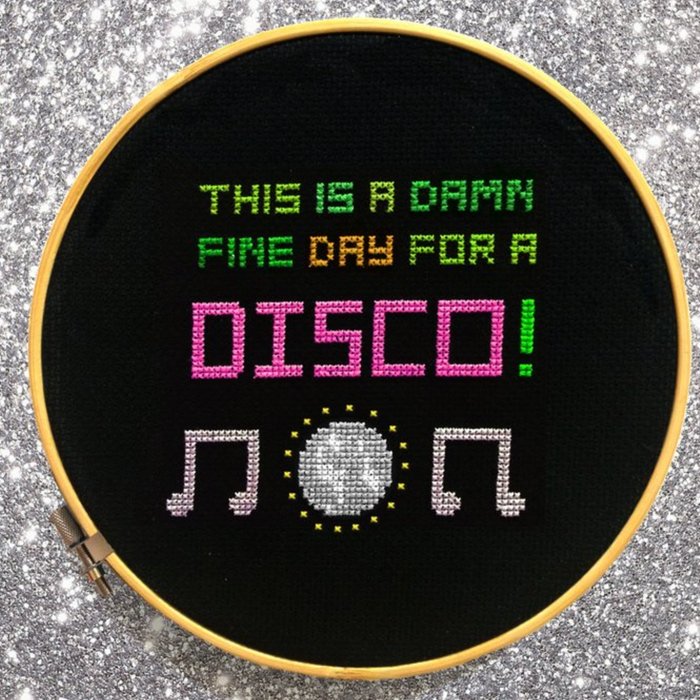A Damn Fine Day For A Disco Personalised Happy Birthday Card