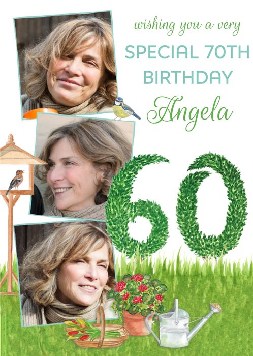 A Very Special 60th Birthday Garden Card