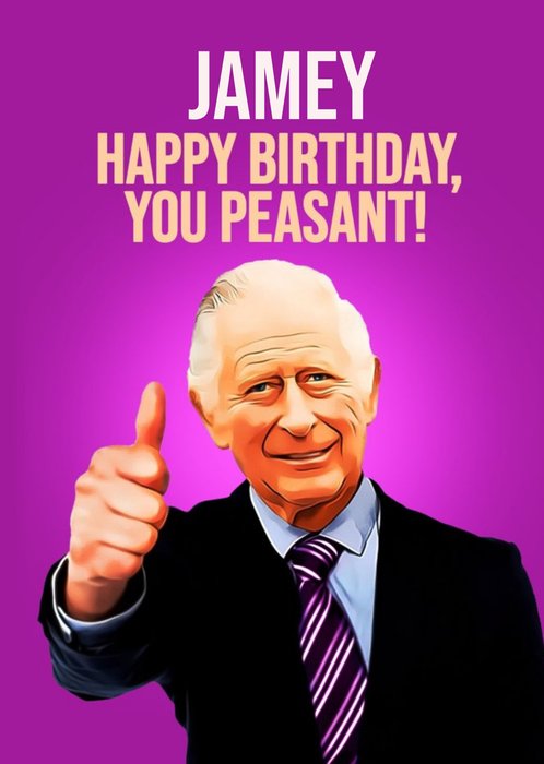 Happy Birthday, You Peasant! Card