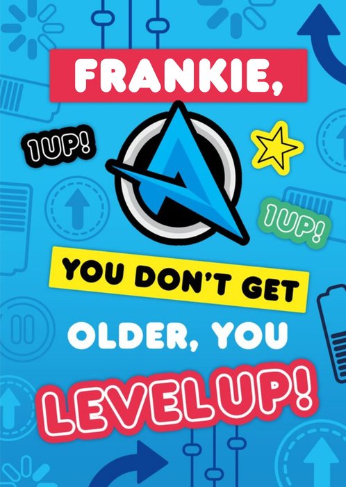 Ali A You Do Not Get Older You Level Up Gaming Happy Birthday Card