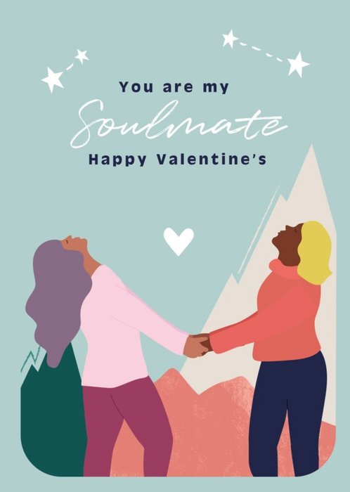 You Are My Soulmate Happy Valentine's Card