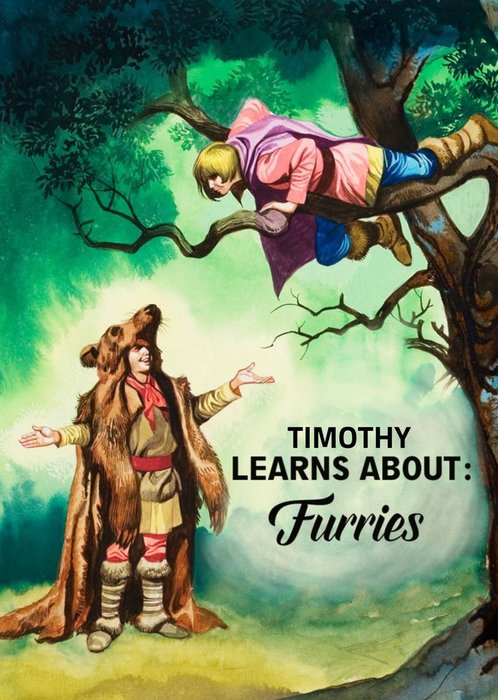 Funny Furries Birthday Card