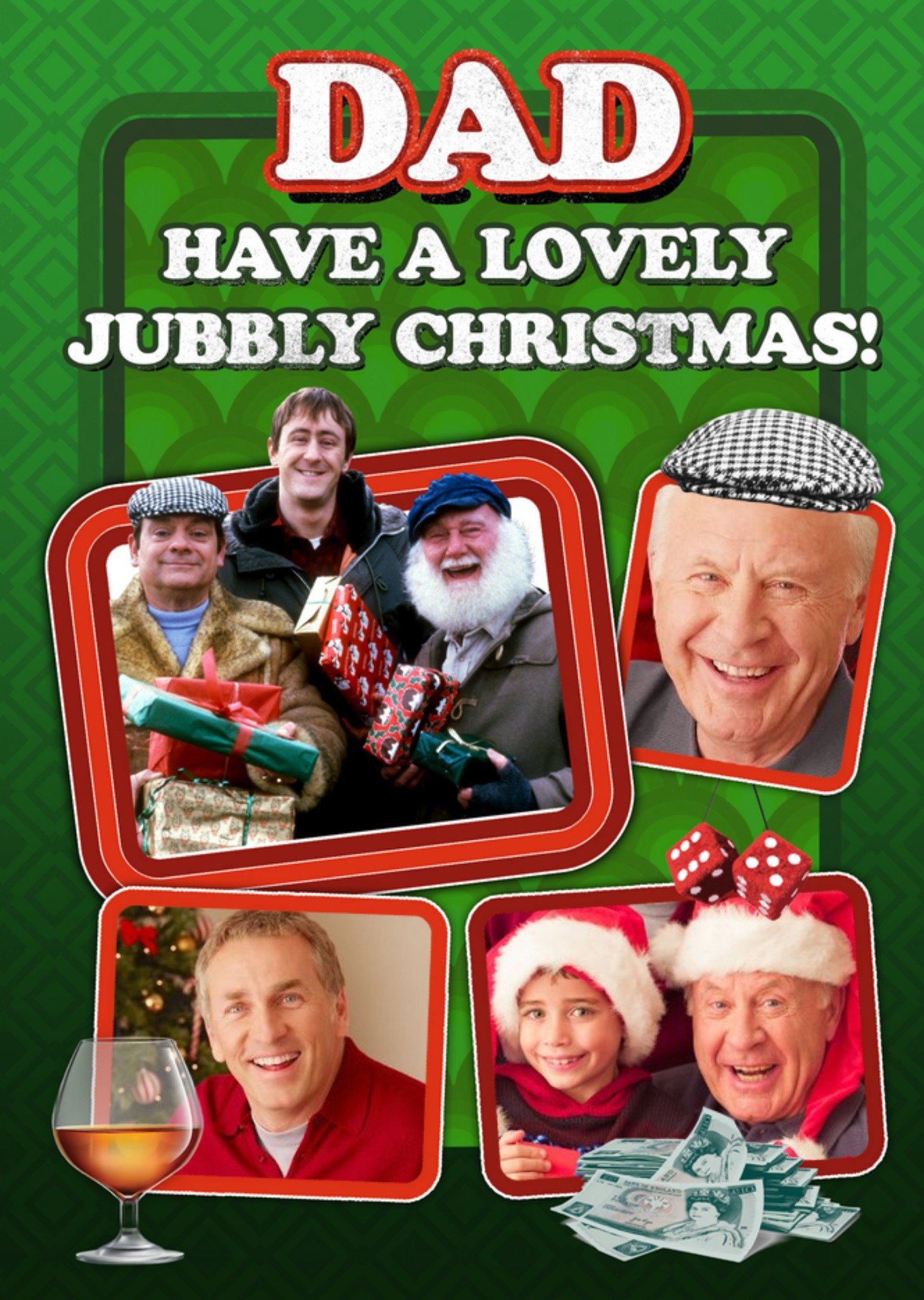 Only Fools And Horses Dad Have A Lovely Jubbly Christmas Photo Upload Card