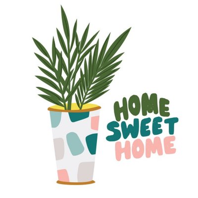 Beck Ng House Plant Cute New Home Card