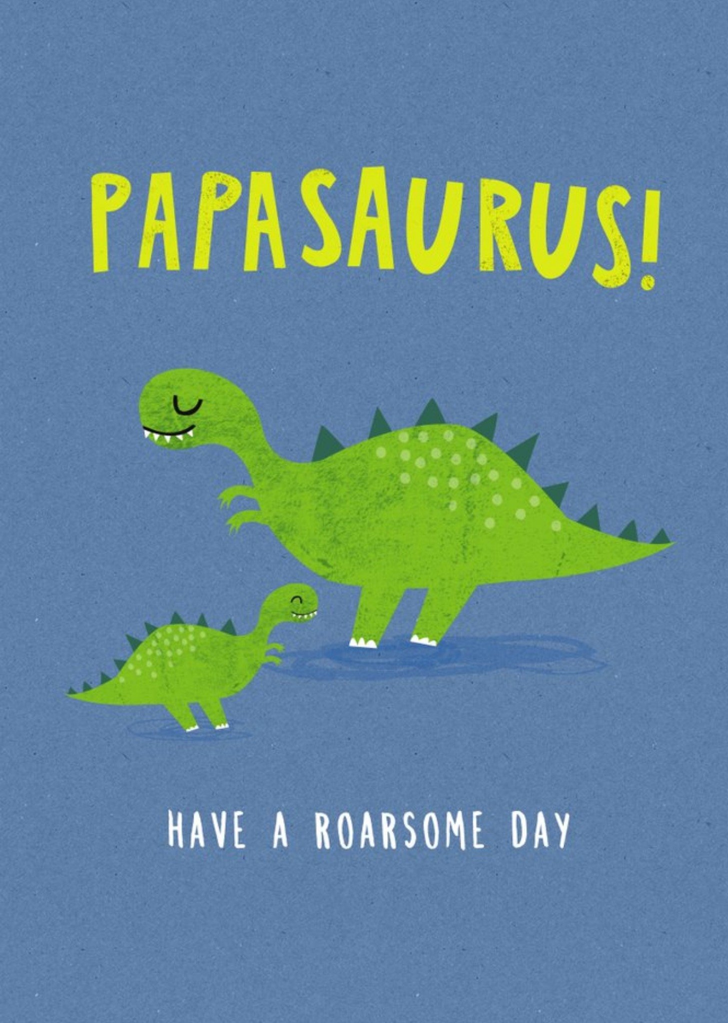 Papasaurus Dinosaur Birthday Card Ecard