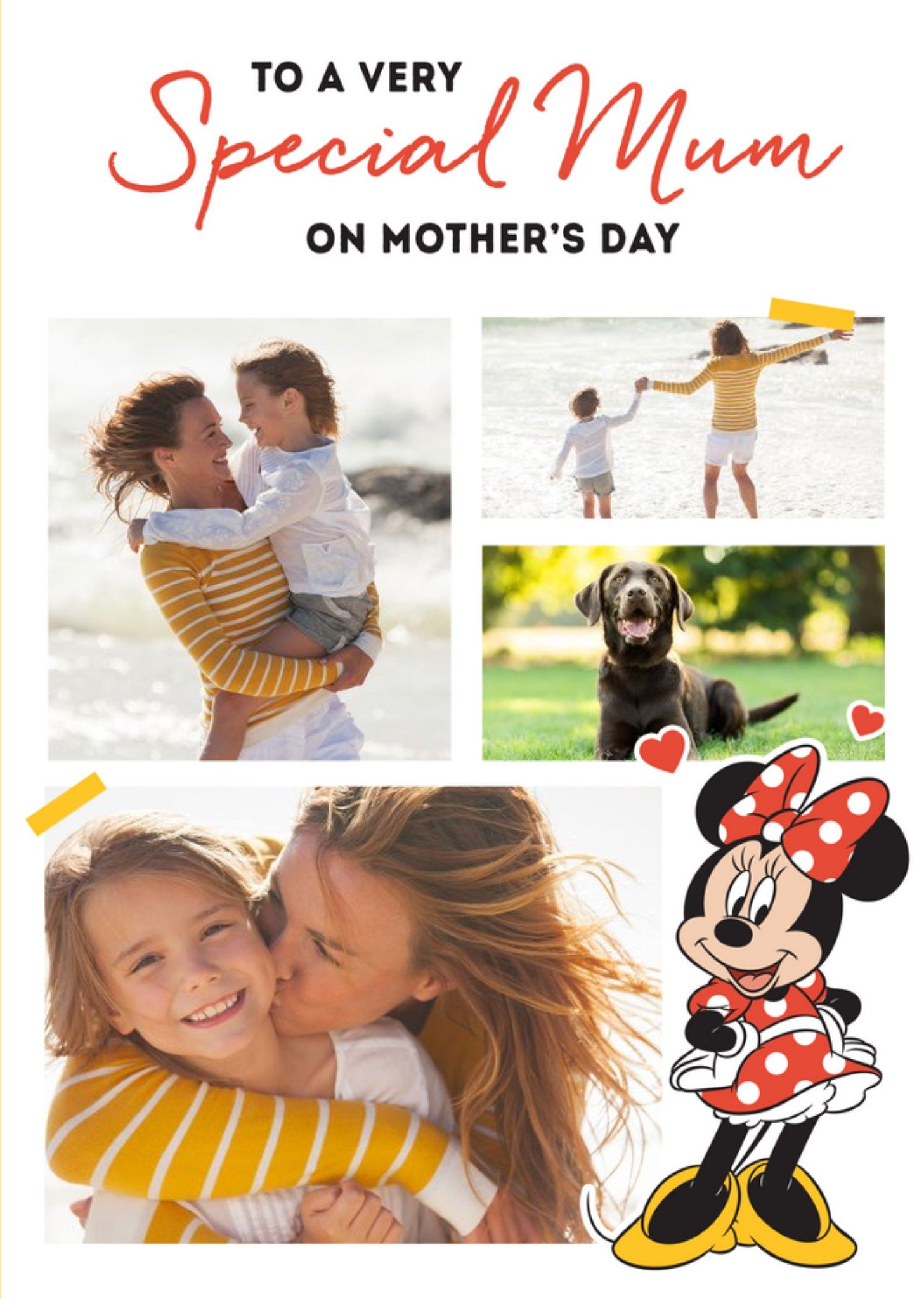 Disney Minnie Mouse To A Special Mum Multi-Photo Mother's Day Card Ecard