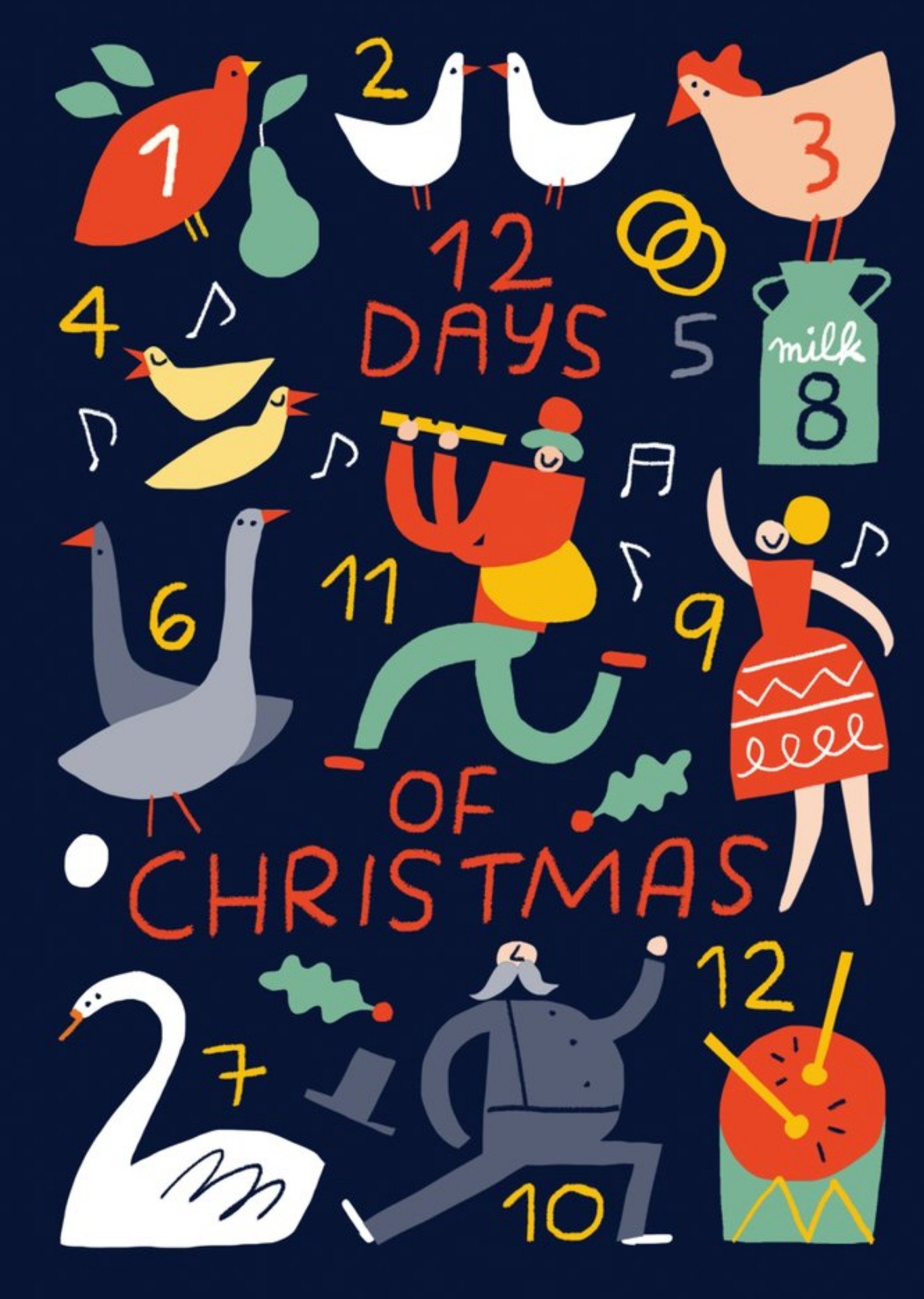 Moonpig 12 Days Of Christmas Card Ecard