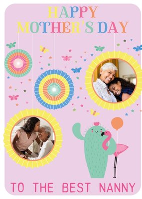 Hola Happy Illustrated To The Best Nanny Mothers Day Card