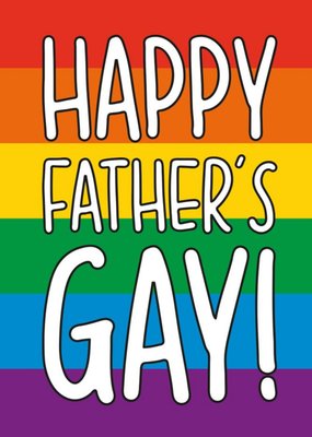 Teepee Creations LGBTQ+ Fathers Day Card Card