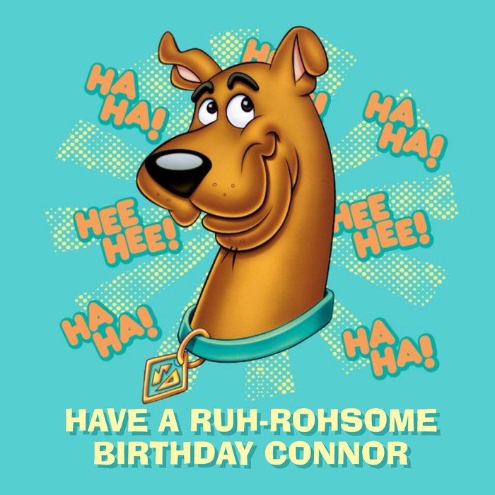 Scooby Doo Personalised Happy Birthday Card