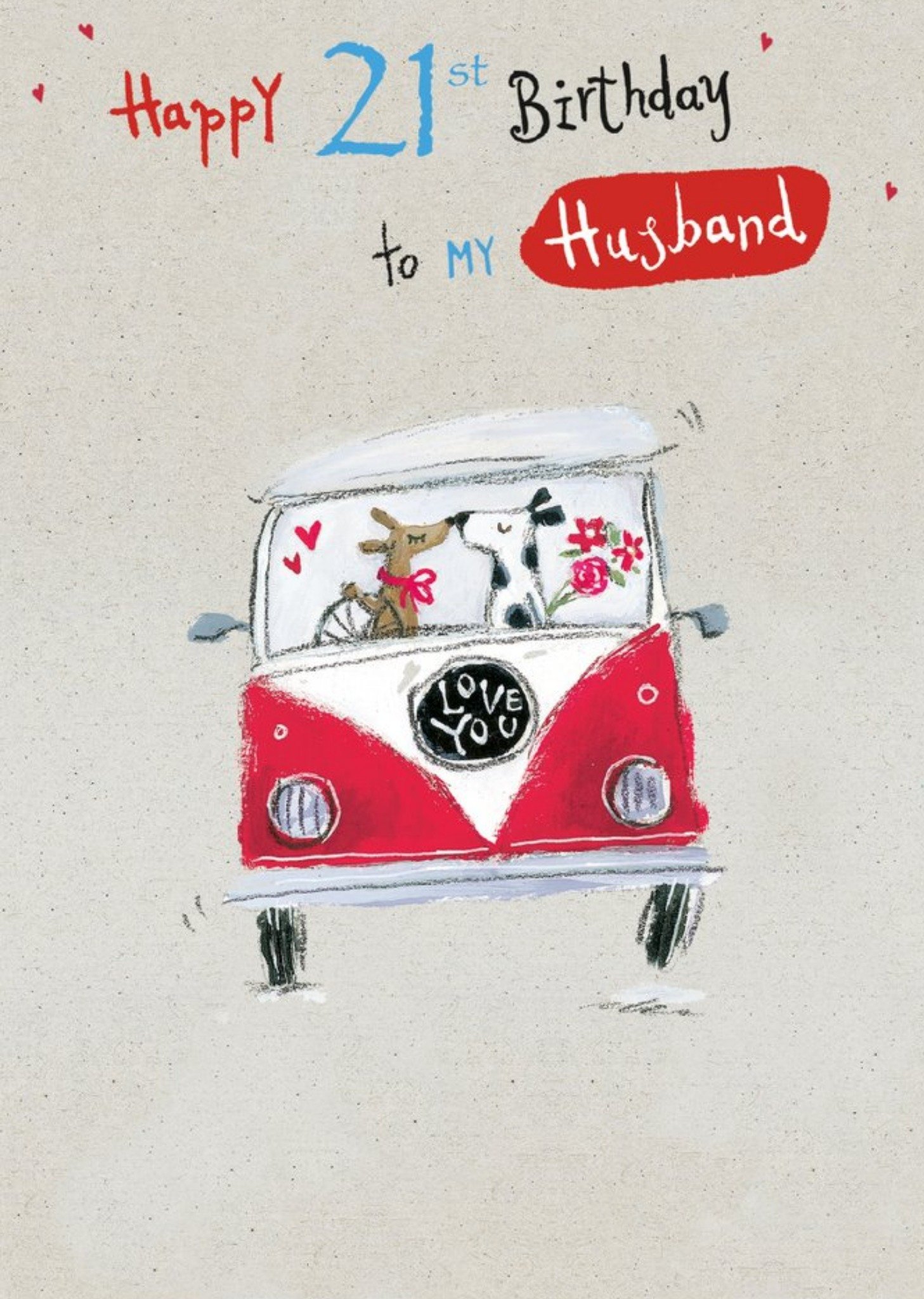 Guk Husband 21st Birthday Card Ecard