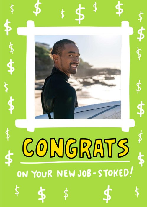 Congrats On Your New Job Photo Upload New Home Card