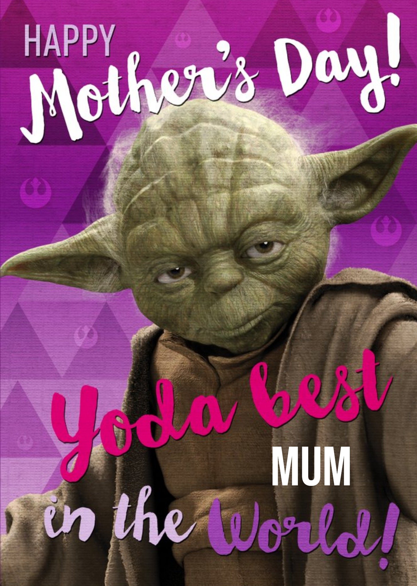 Disney Star Wars Yoda Best Mum In The World Card Ecard